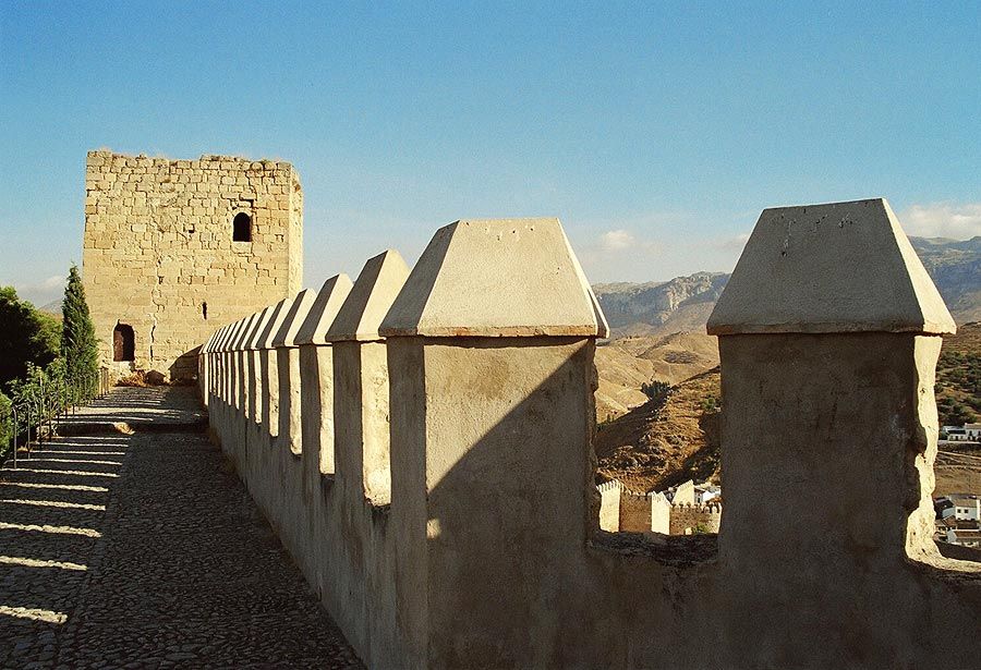 Alcazaba , the moorish castle built in the beginning 2nd millenium and widely destroyed in 1410, when the catholic kings conquered the city of Antequera .