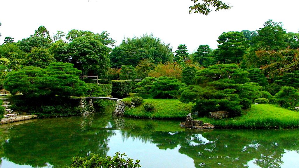 Beautiful gardens of the Katsura Imperial Villa / 桂離宮 in Kyoto / Kyōto / 京都, Japan / ジャパン (JPN).