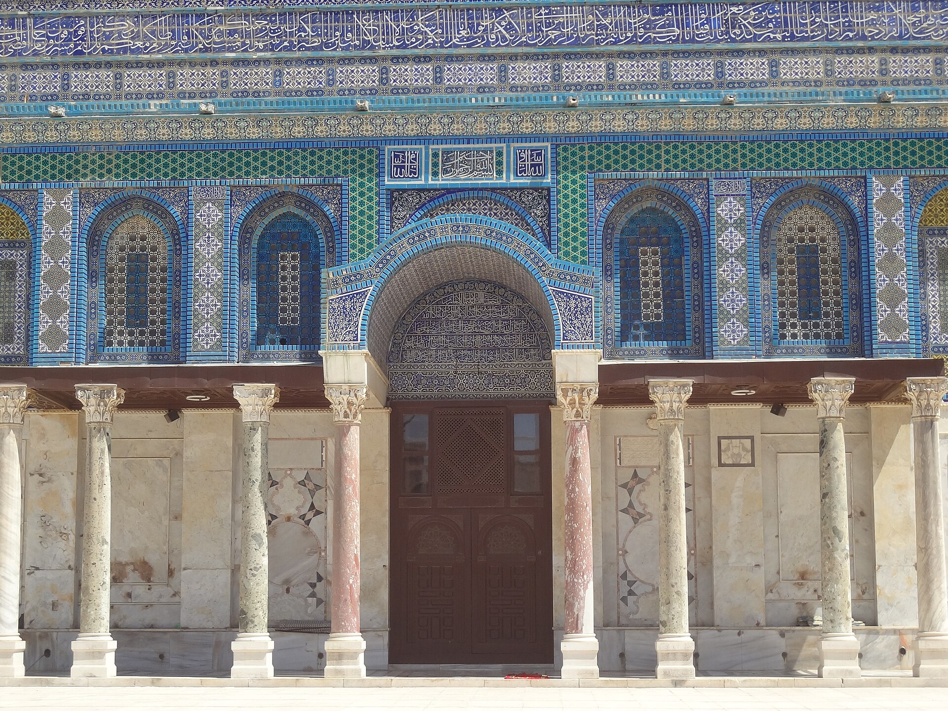 Dome of the Rock architectural view