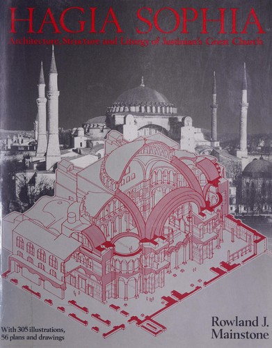 Cover of Hagia Sophia by Rowland J. Mainstone