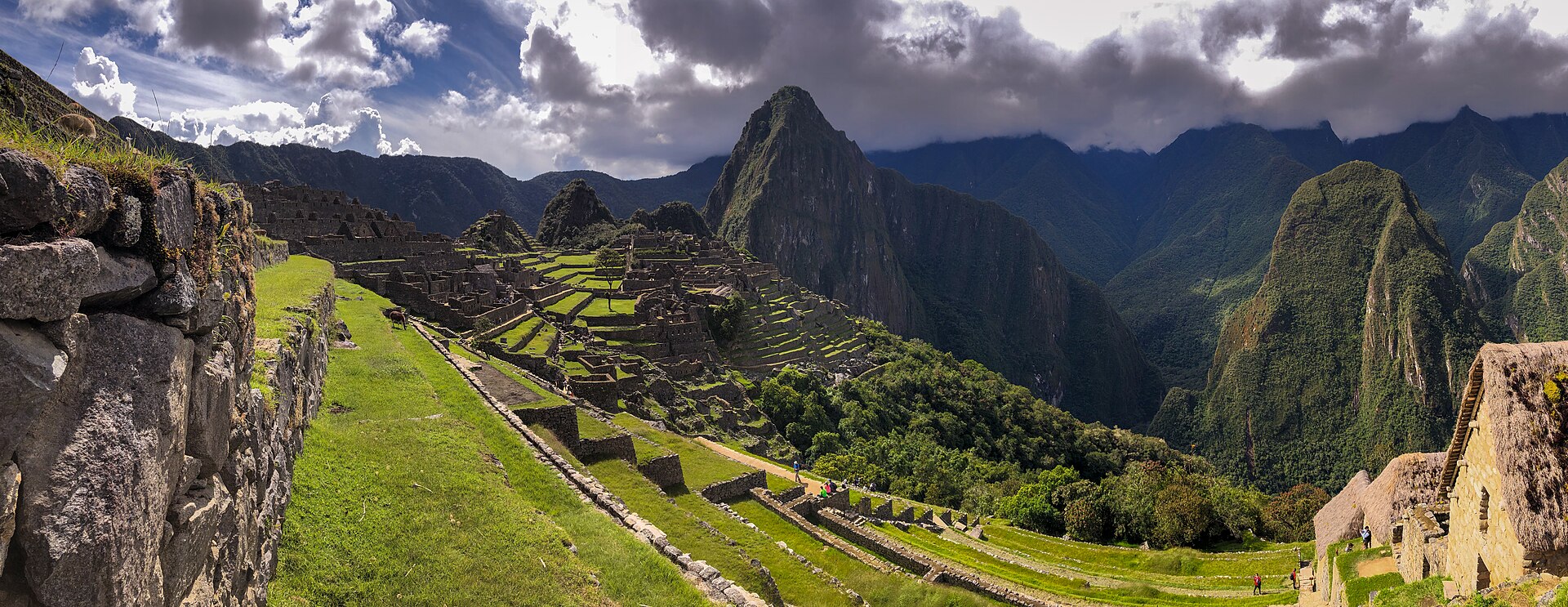 Machu Picchu architectural view