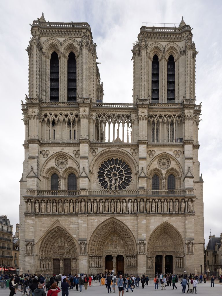 Compare Gothic fabric, fire and reconstruction