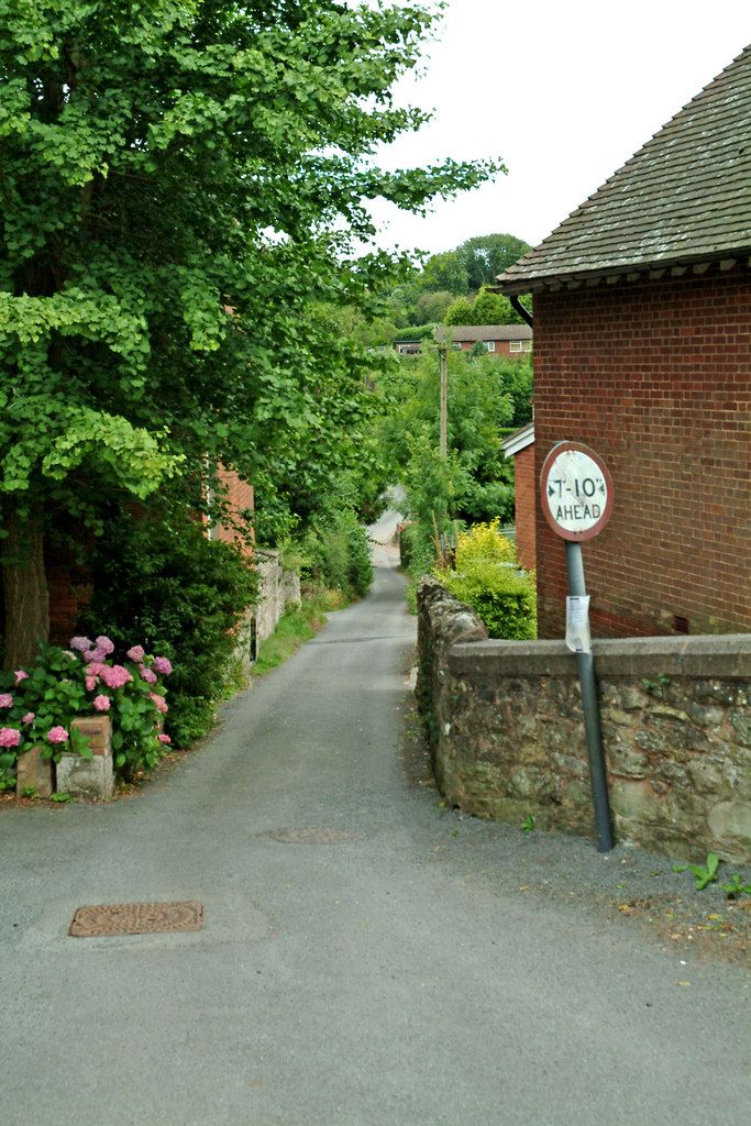 Barkers Lane Much of the central area of Cleobury Mortimer is in a conservation area, showing medieval burgage plots.