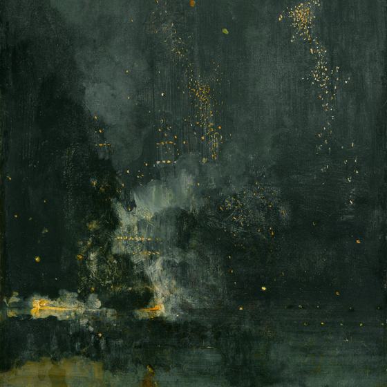 Nocturne in Black and Gold: The Falling Rocket by James McNeill Whistler