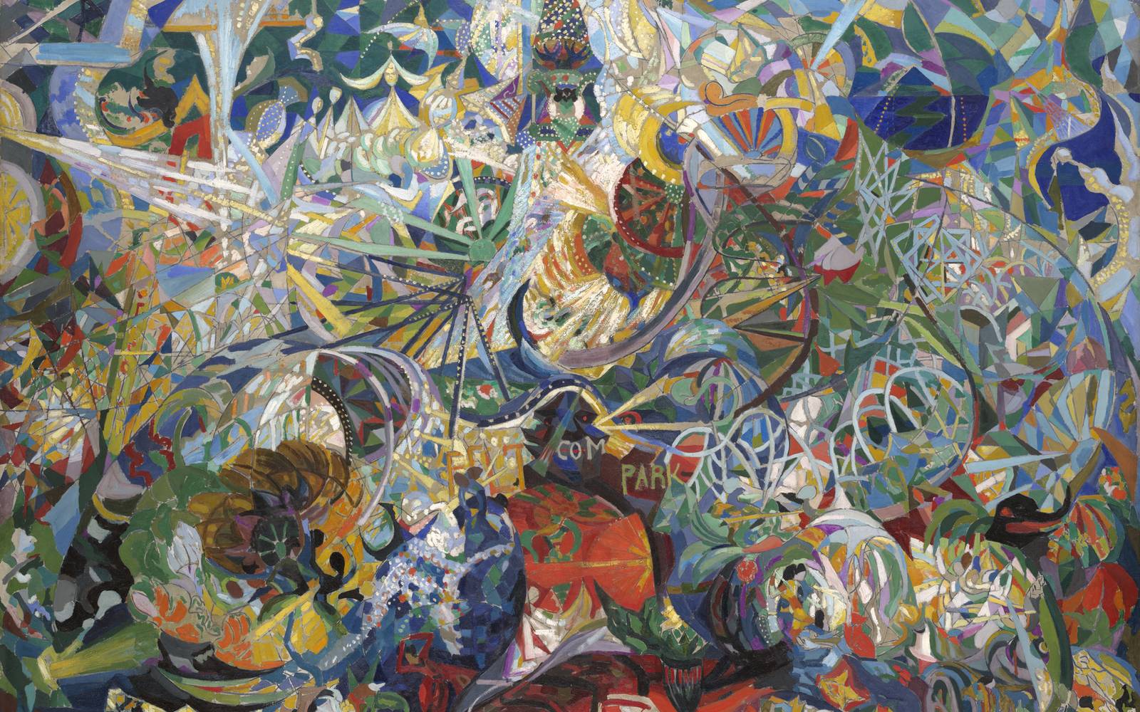 Battle of Lights, Coney Island, Mardi Gras by Joseph Stella