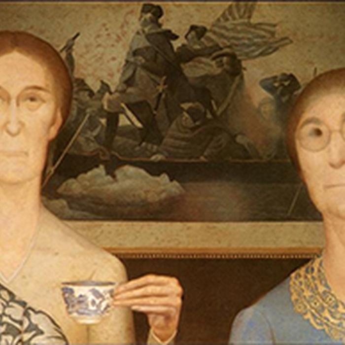 Daughters of Revolution by Grant Wood