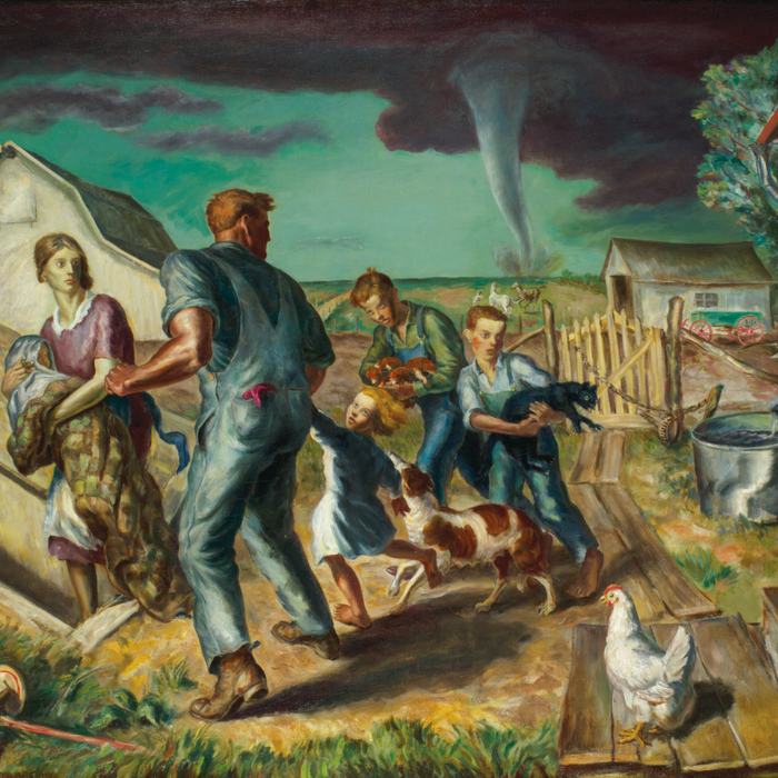 Tornado Over Kansas by John Steuart Curry