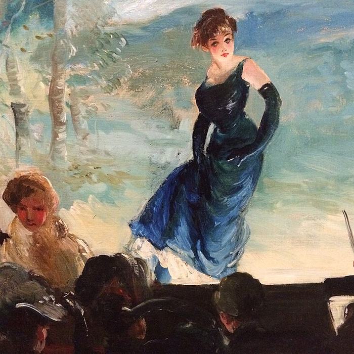 Concert Stage by Everett Shinn