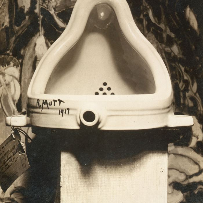 Fountain by Marcel Duchamp / R. Mutt; photograph by Alfred Stieglitz