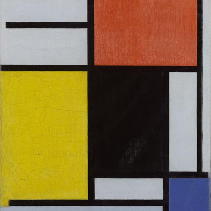 Composition with Red, Yellow, Black, Blue and Grey by Piet Mondrian