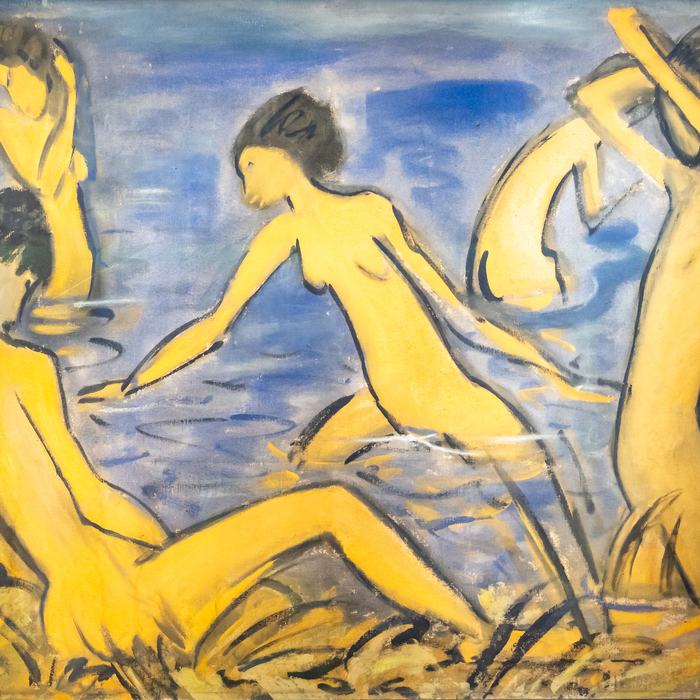 Bathers by Otto Mueller