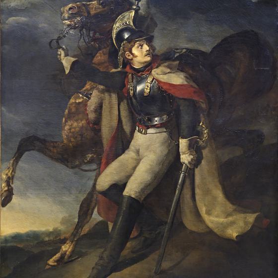 The Wounded Cuirassier by Théodore Géricault