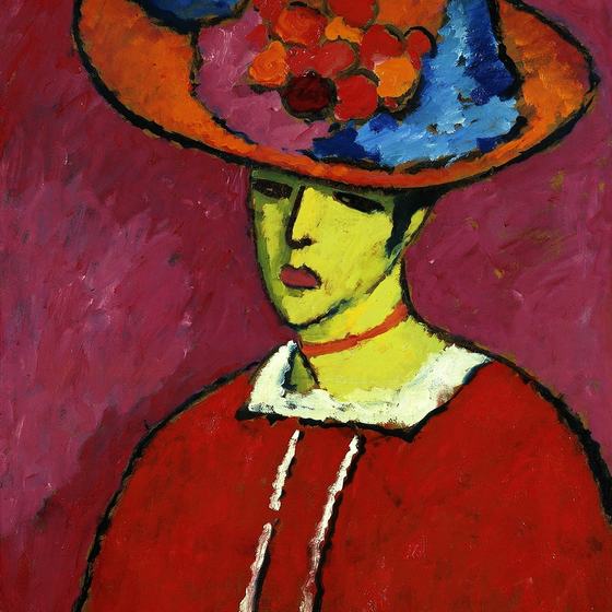 Schokko with Wide-Brimmed Hat