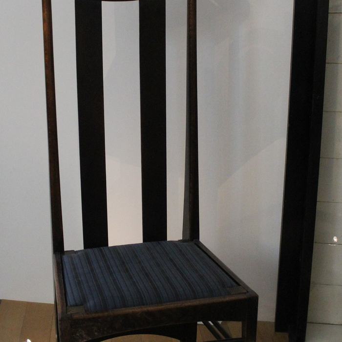 High-backed chair for the Argyle Street Tearooms