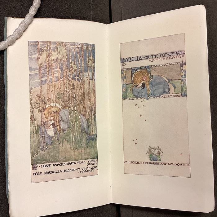 Binding for Isabella, or the Pot of Basil
