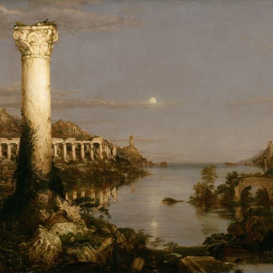 The Course of Empire: Desolation by Thomas Cole