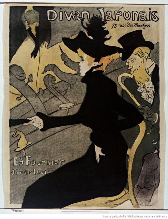 Divan Japonais by Henri de Toulouse-Lautrec