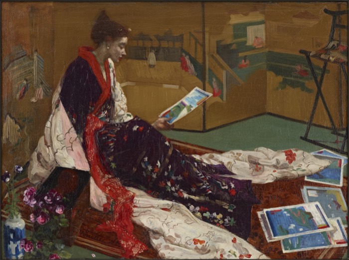 Caprice in Purple and Gold: The Golden Screen by James McNeill Whistler