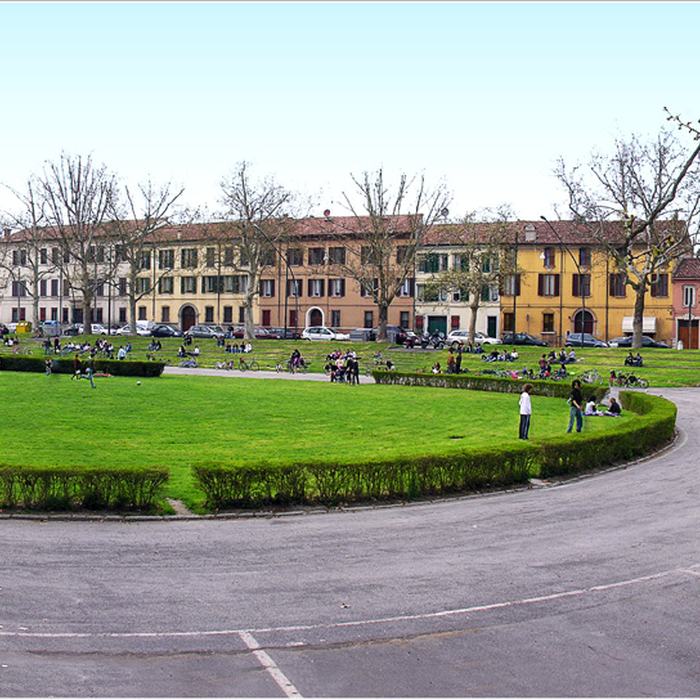 Piazza Ariostea, Ferrara by Sergio Bertolini