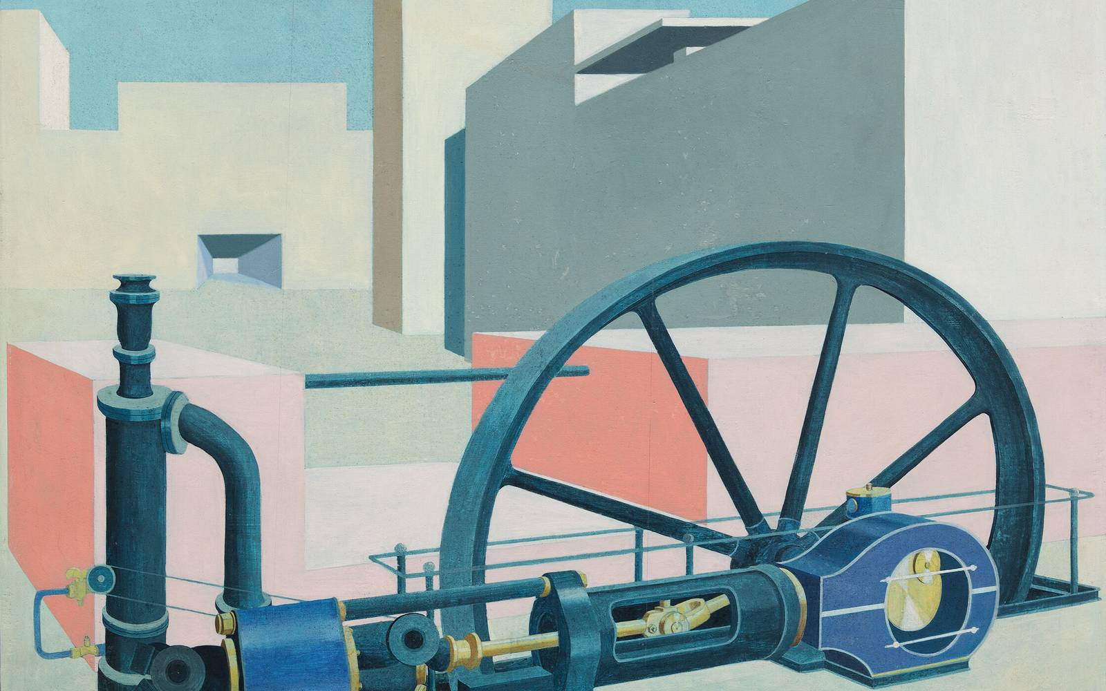Composition with Turbine by Carl Grossberg