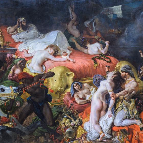 The Death of Sardanapalus by Eugène Delacroix