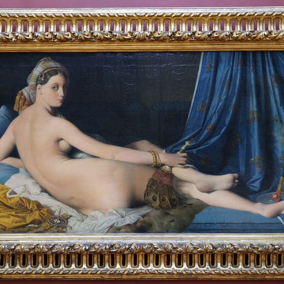 La Grande Odalisque by Jean-Auguste-Dominique Ingres