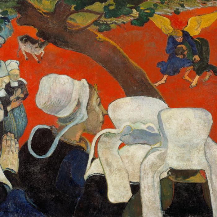 Vision After the Sermon by Paul Gauguin