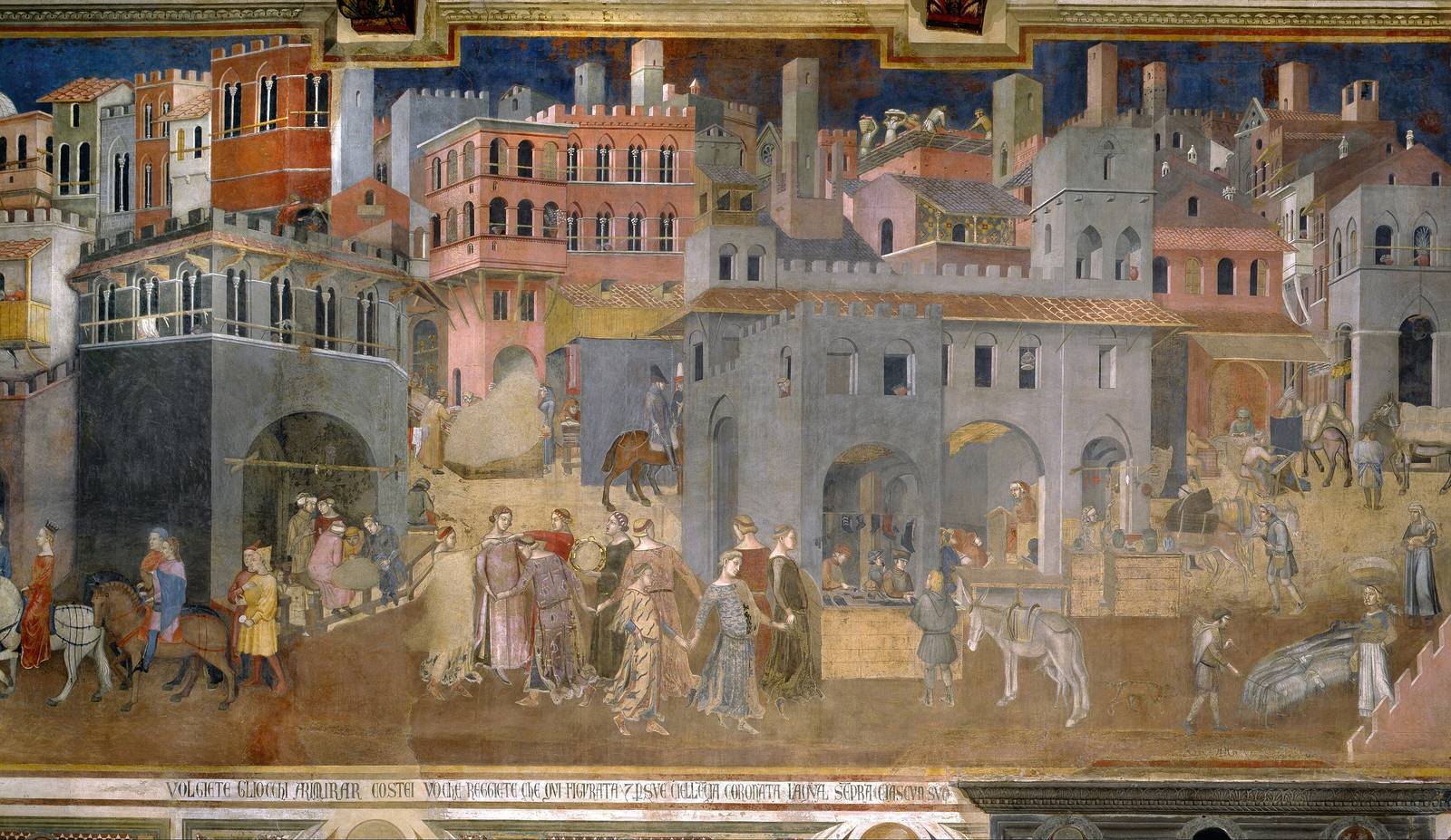 Effects of Good Government in the City by Ambrogio Lorenzetti