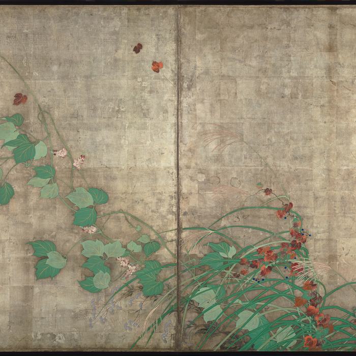Summer and Autumn Grasses by Sakai Hōitsu