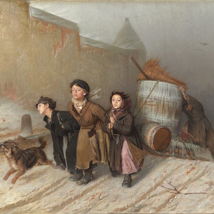 Troika by Vasily Perov