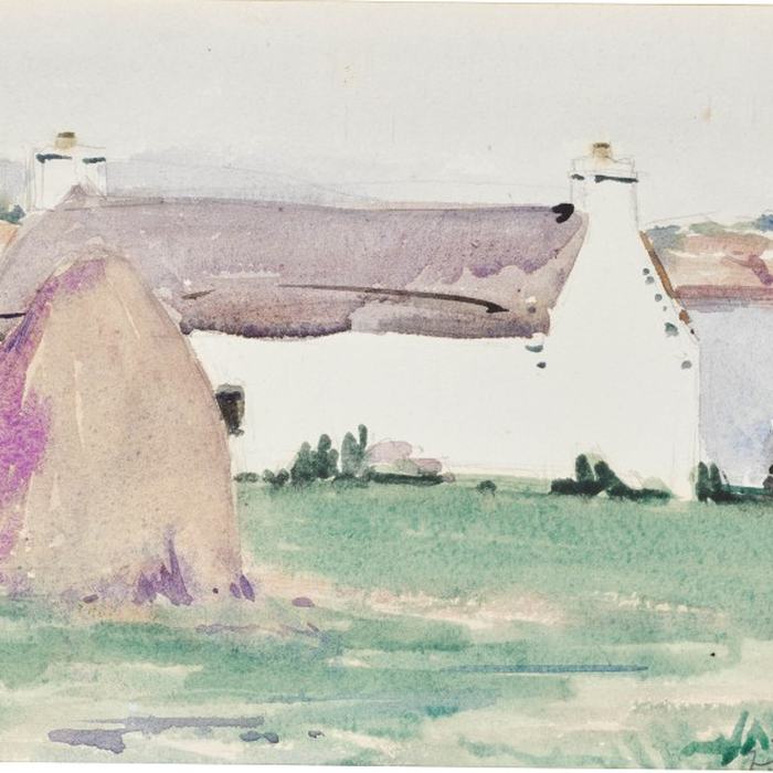 The White Cottage, Iona by F. C. B. Cadell