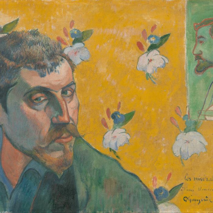 Self-Portrait with Portrait of Bernard (‘Les Misérables’) by Paul Gauguin