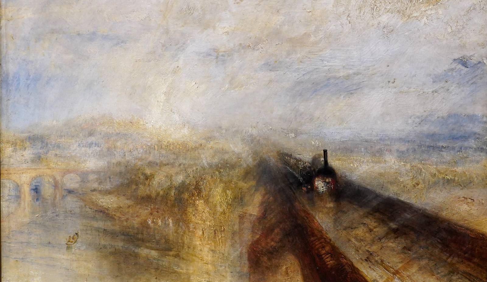Detail of Rain, Steam and Speed by William Turner