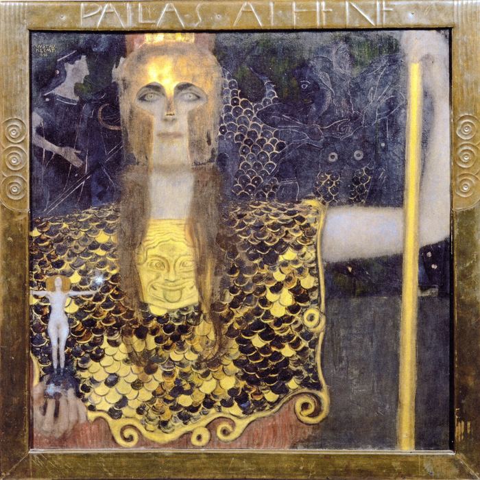 Pallas Athene by Gustav Klimt