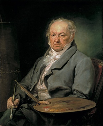 Spanish artists, represented by Francisco Goya