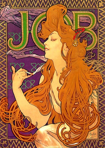 Art Nouveau: Job by Alphonse Mucha