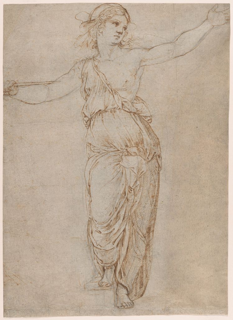 Raphael Lucretia contour study