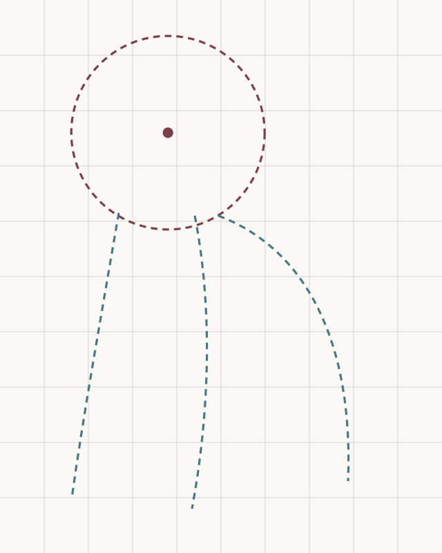 Portrait placement cue locating the dog head near x38 percent and y24 percent while reserving the lower body and right-side tail corridor