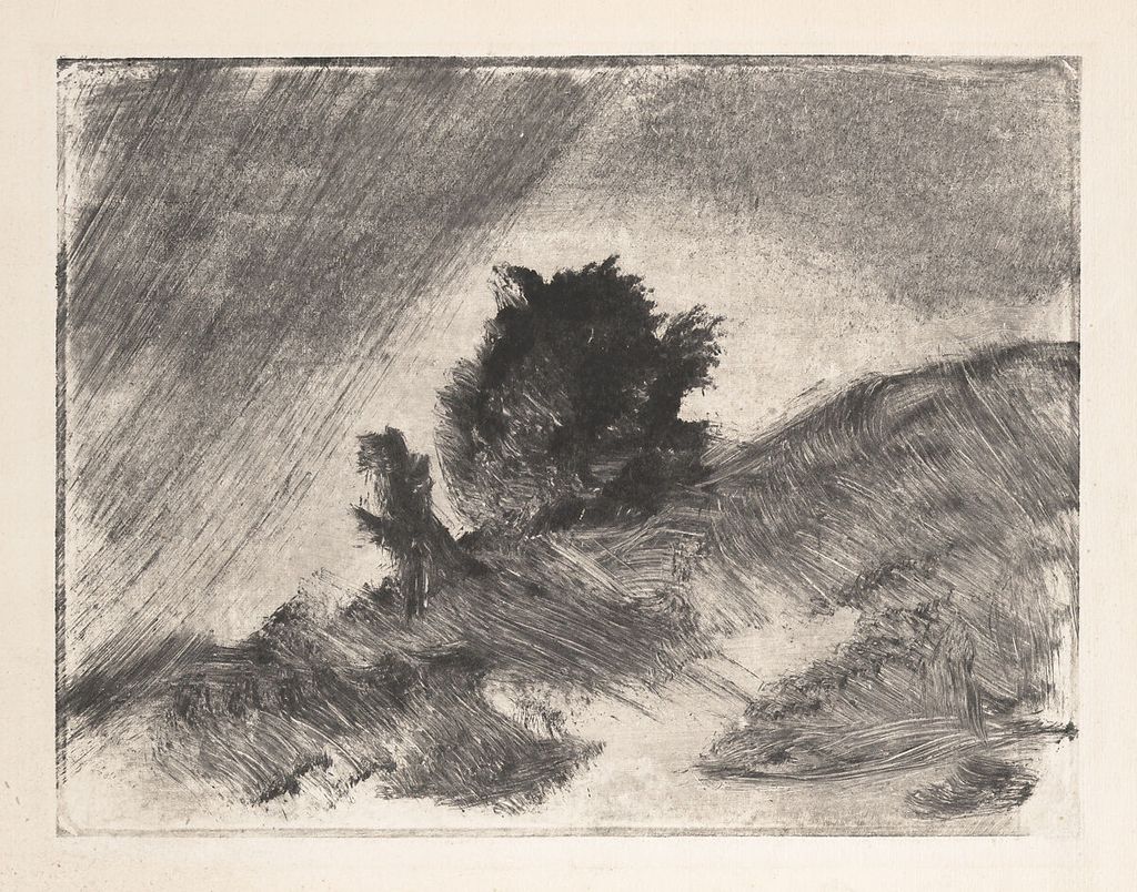 Landscape by Edgar Degas