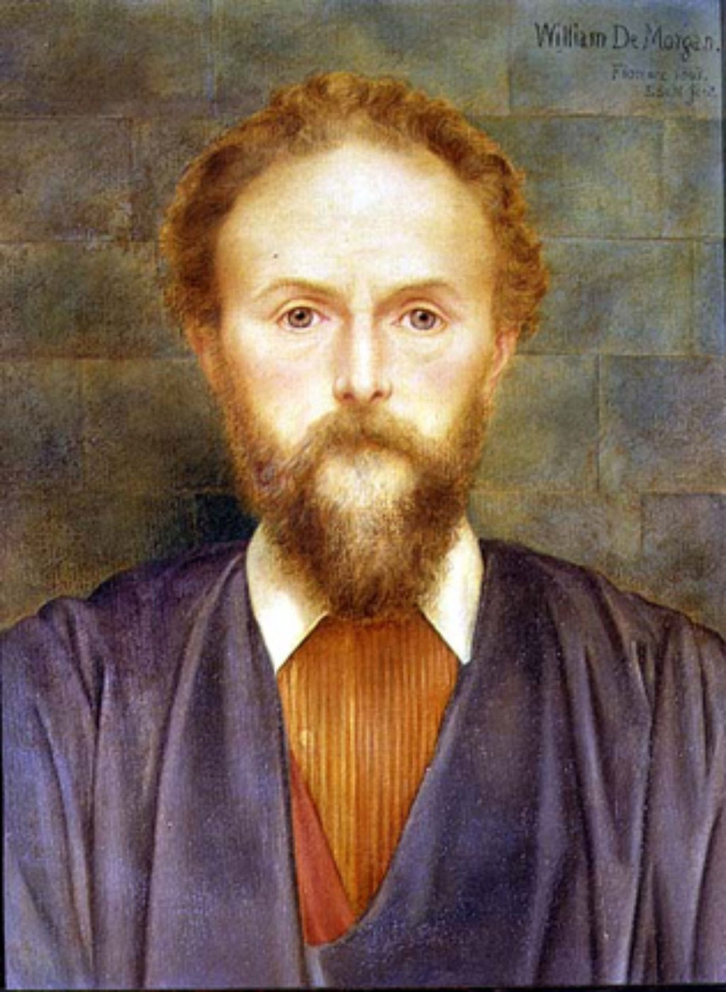 Portrait of William De Morgan by Evelyn De Morgan, 1893