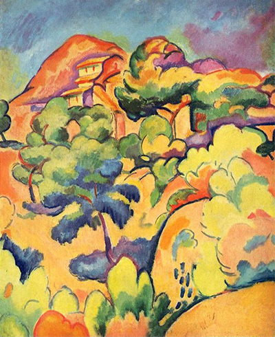 Landscape at La Ciotat by Georges Braque