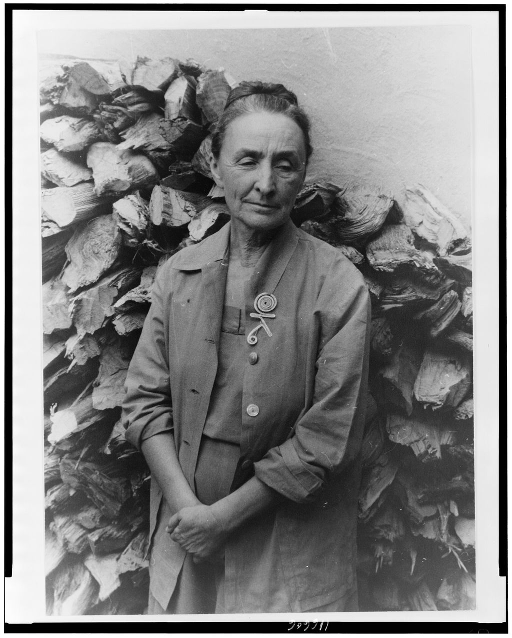 Historic portrait photograph: Georgia O’Keeffe at Abiquiú.