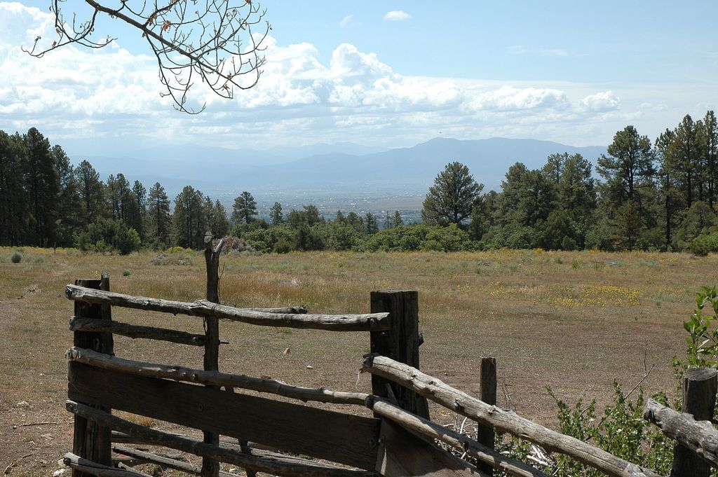 Photograph of View towards Taos from the D. H. Lawrence Ranch.