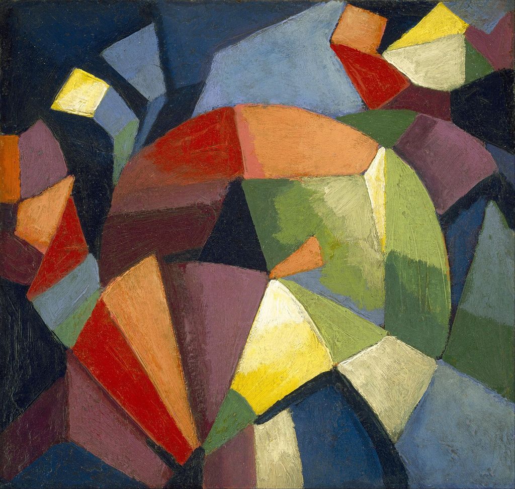 Public-domain contextual image: Synchromy by Morgan Russell.