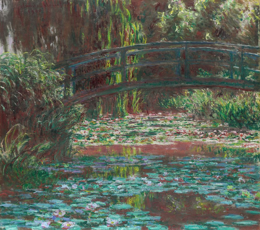 クロード・モネ《睡蓮の池》、1900年。シカゴ美術館1933.441。