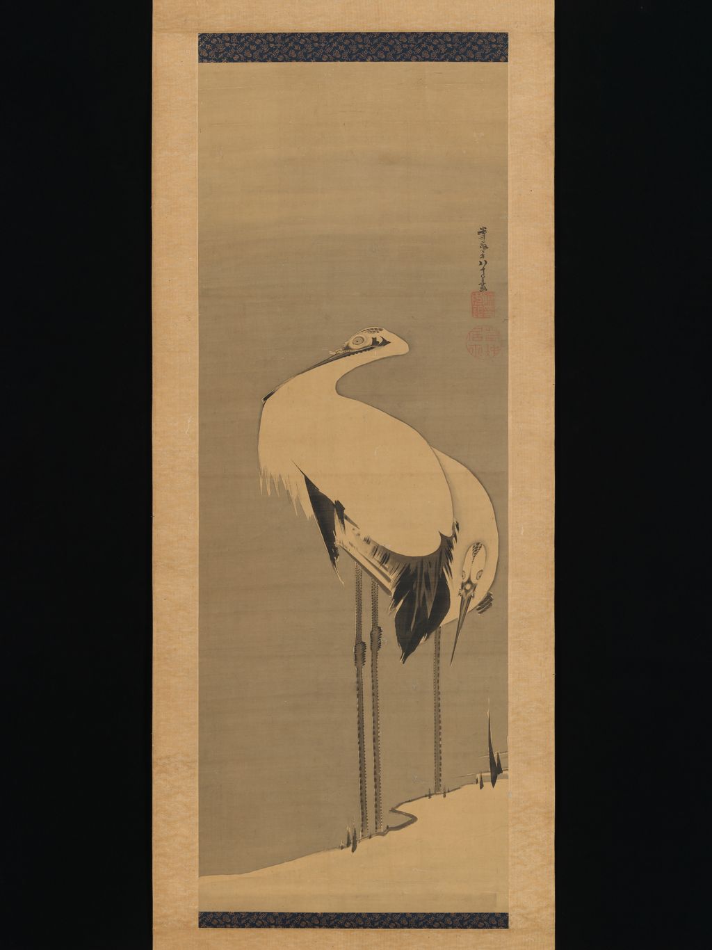 二羽の鶴(英題 Two Cranes) — Metropolitan Museum of Art 2015.300.214