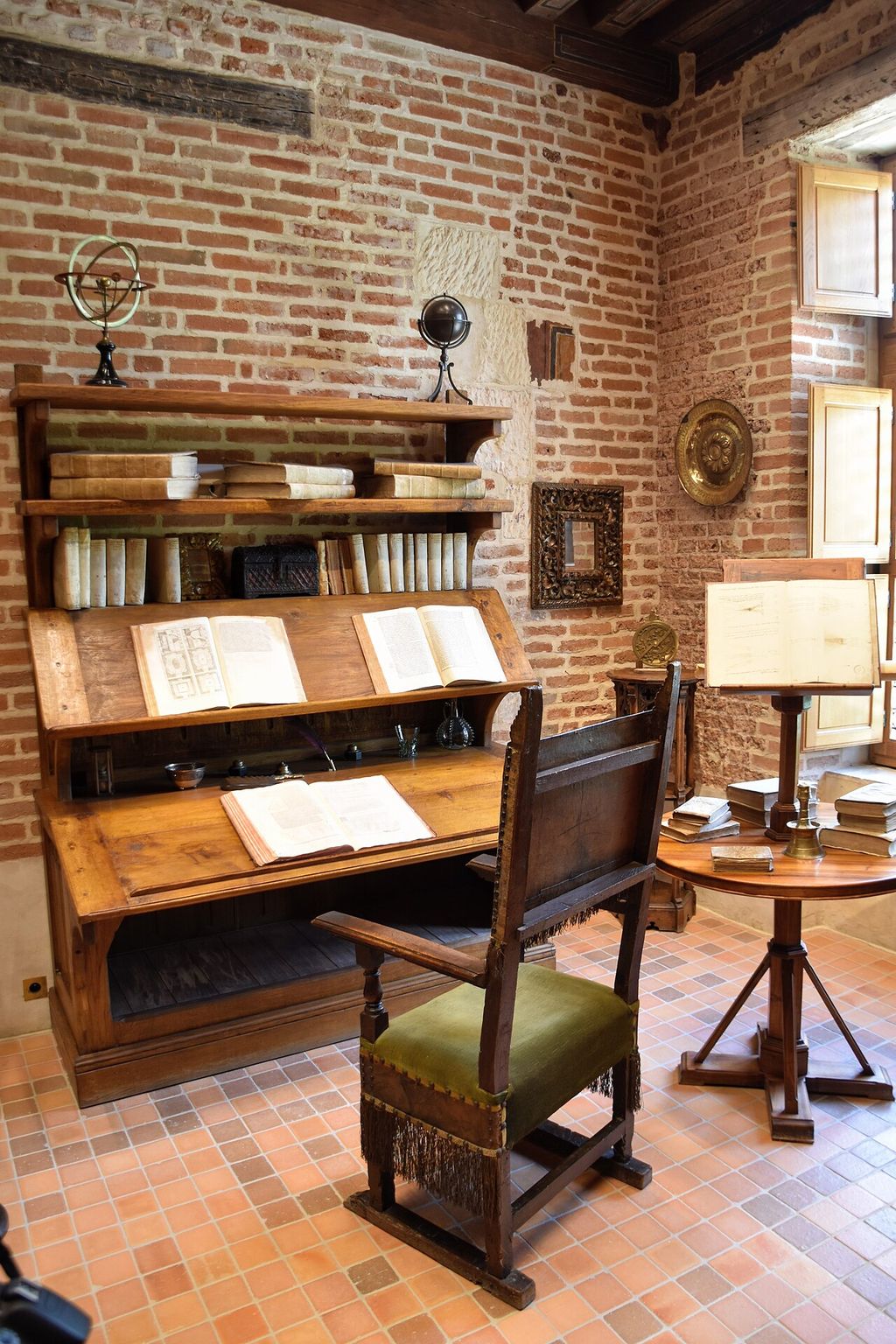Leonardos Arbeitszimmer im Clos Lucé