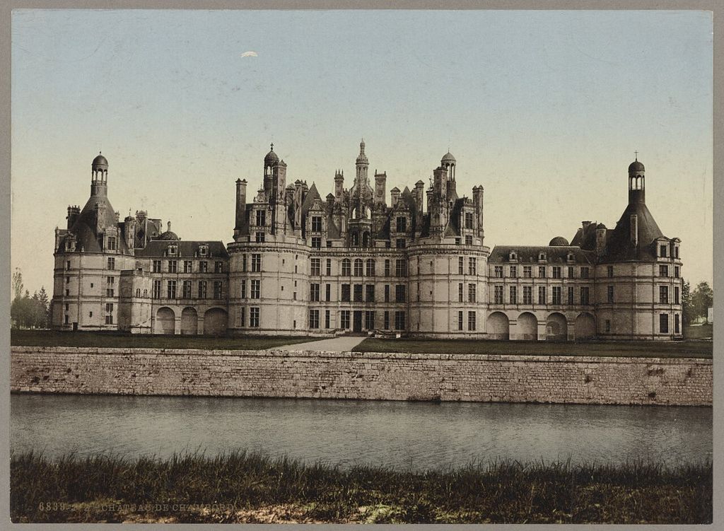 Historische Ansicht des Schlosses Chambord
