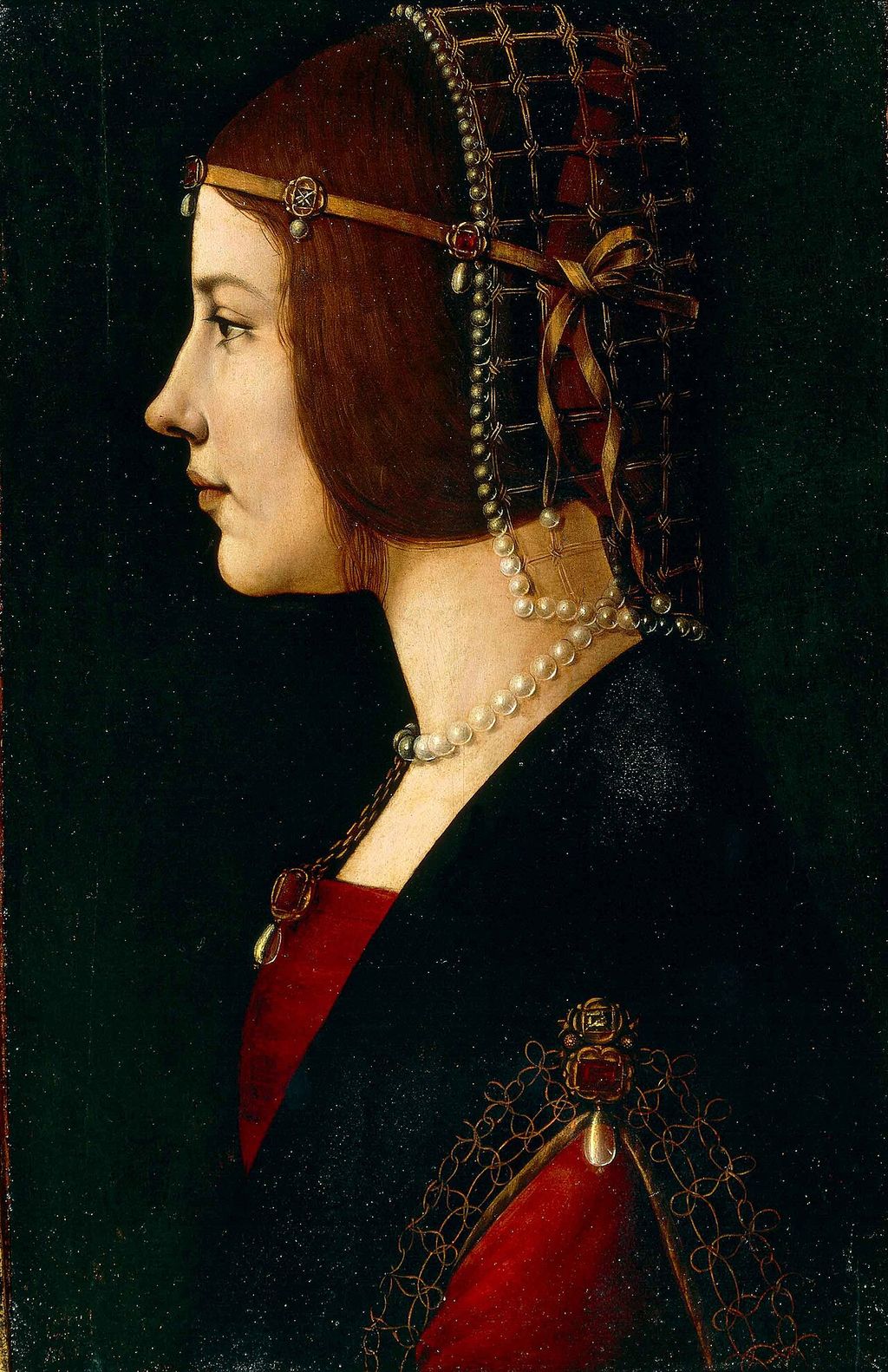 Profilbildnis einer Dame in der Biblioteca Ambrosiana
