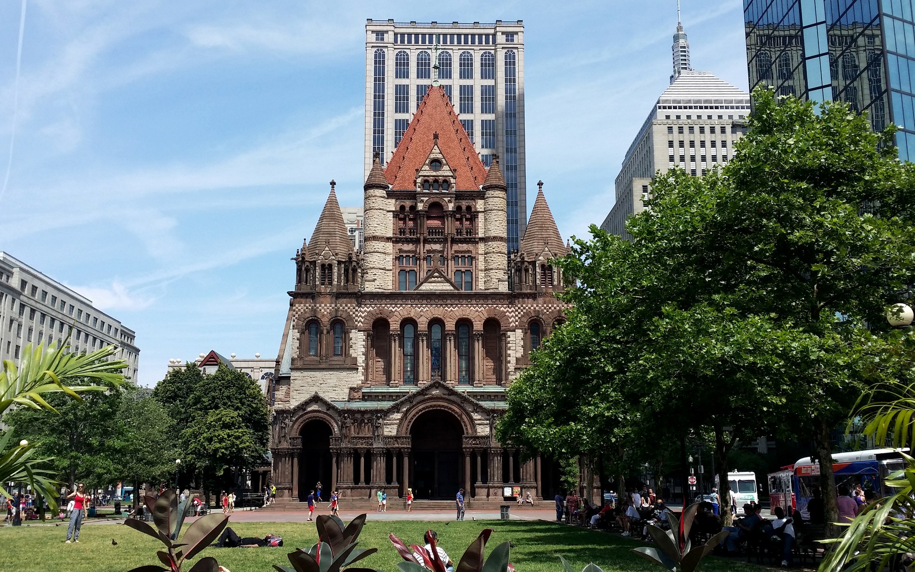 Art-focused view of Boston